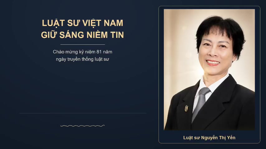 Ảnh bìa video ca khúc Luật sư Việt Nam giữ sáng niềm tin